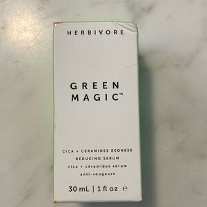 NIB, Herbivore Green Magic, Cica + Ceramides Redness Reducing Serum, 1 fl oz